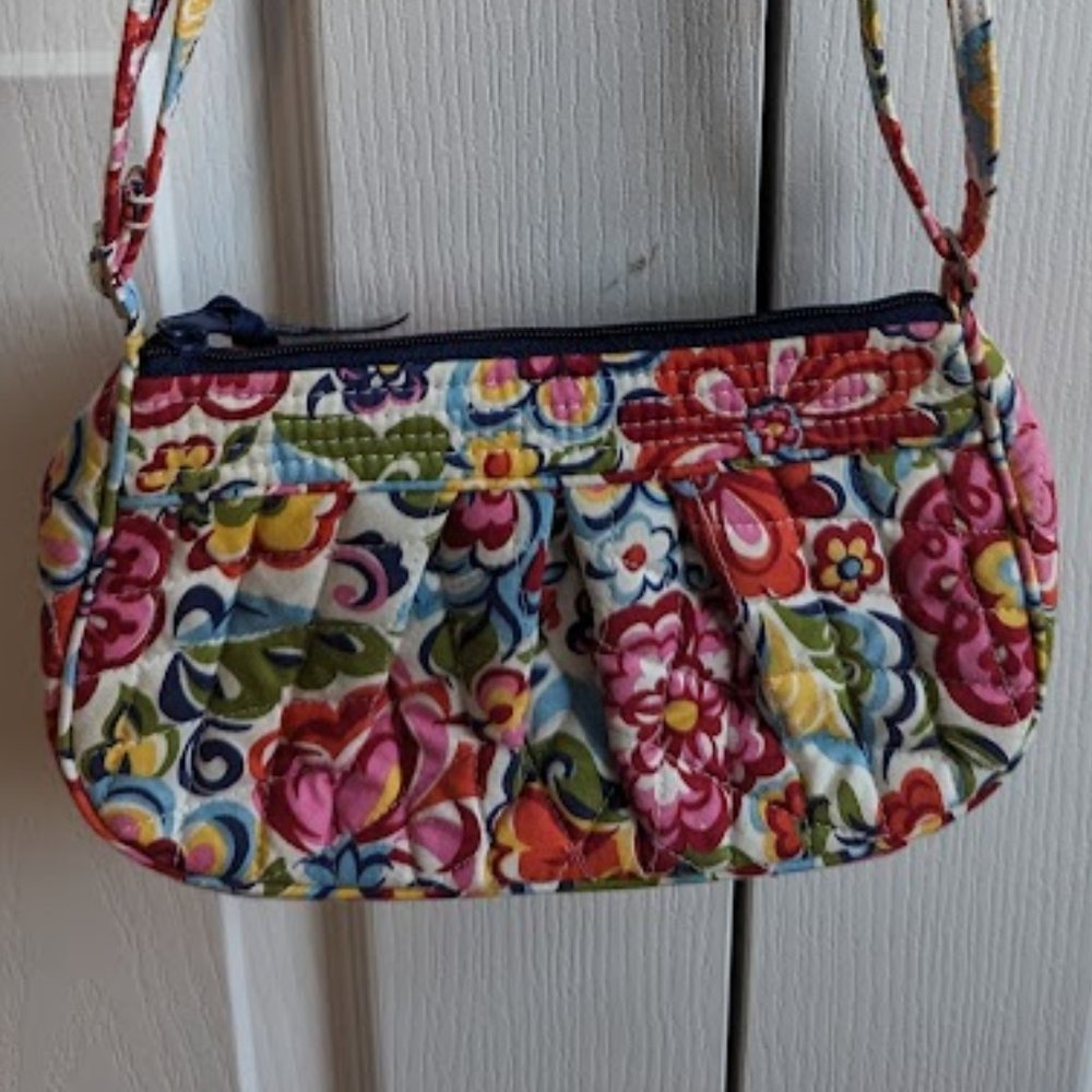 VERA BRADLEY Hope Garden Crossbody Shoulder Quilted Purse